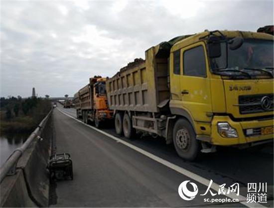 荷载试验现场。四川公路设计院供图